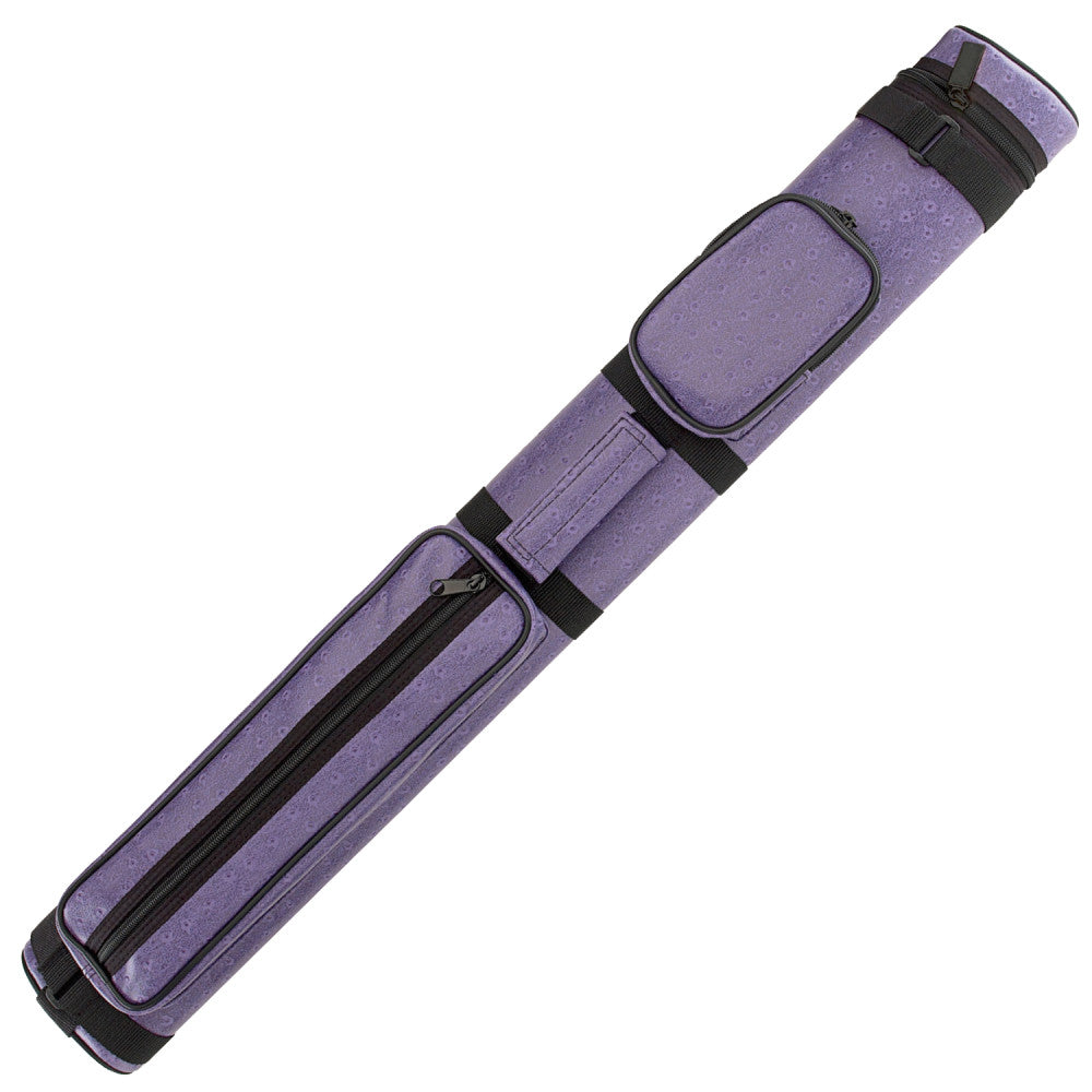 Oval Leatherette Case, Purple, 2B/2S, Polyform
