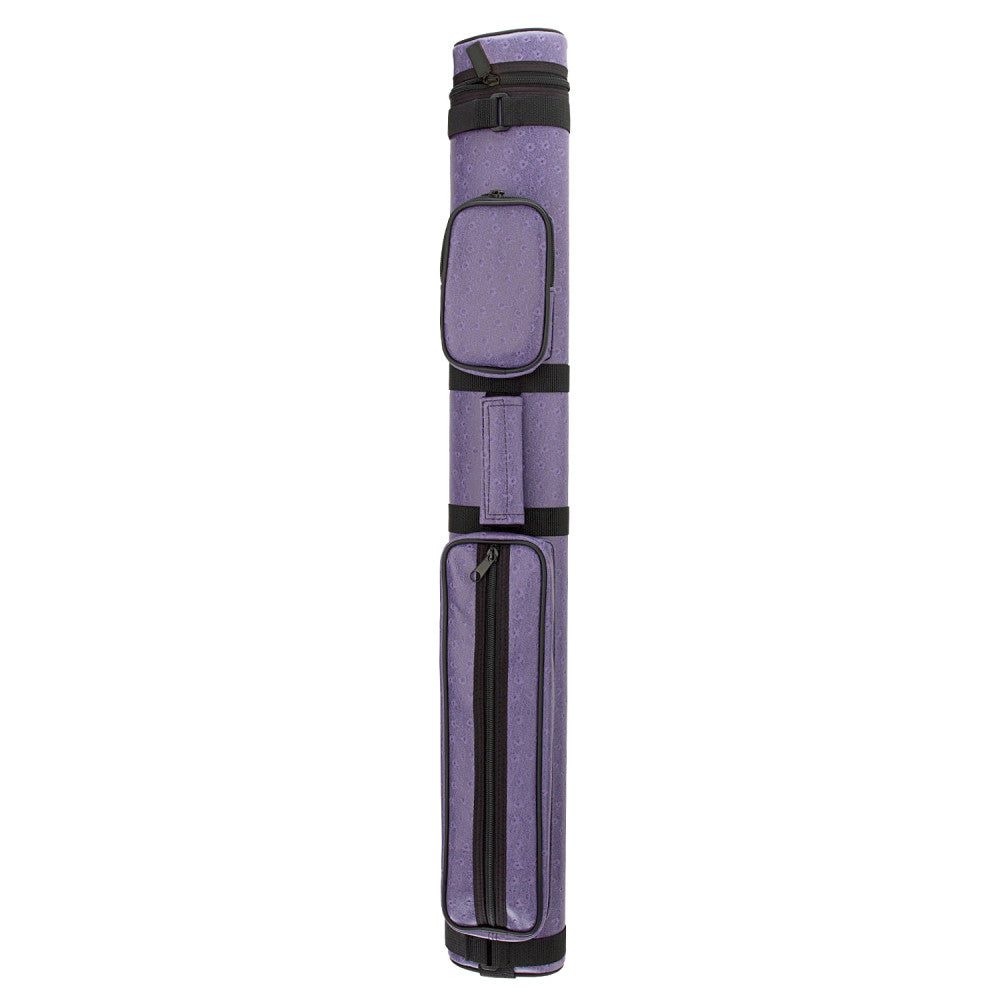 Oval Leatherette Case, Purple, 2B/2S, Polyform