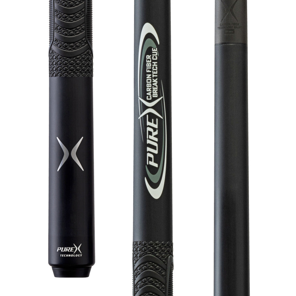 14mm Pure X® Carbon Fiber Break Cue, Wrapless, 3/8 x 10