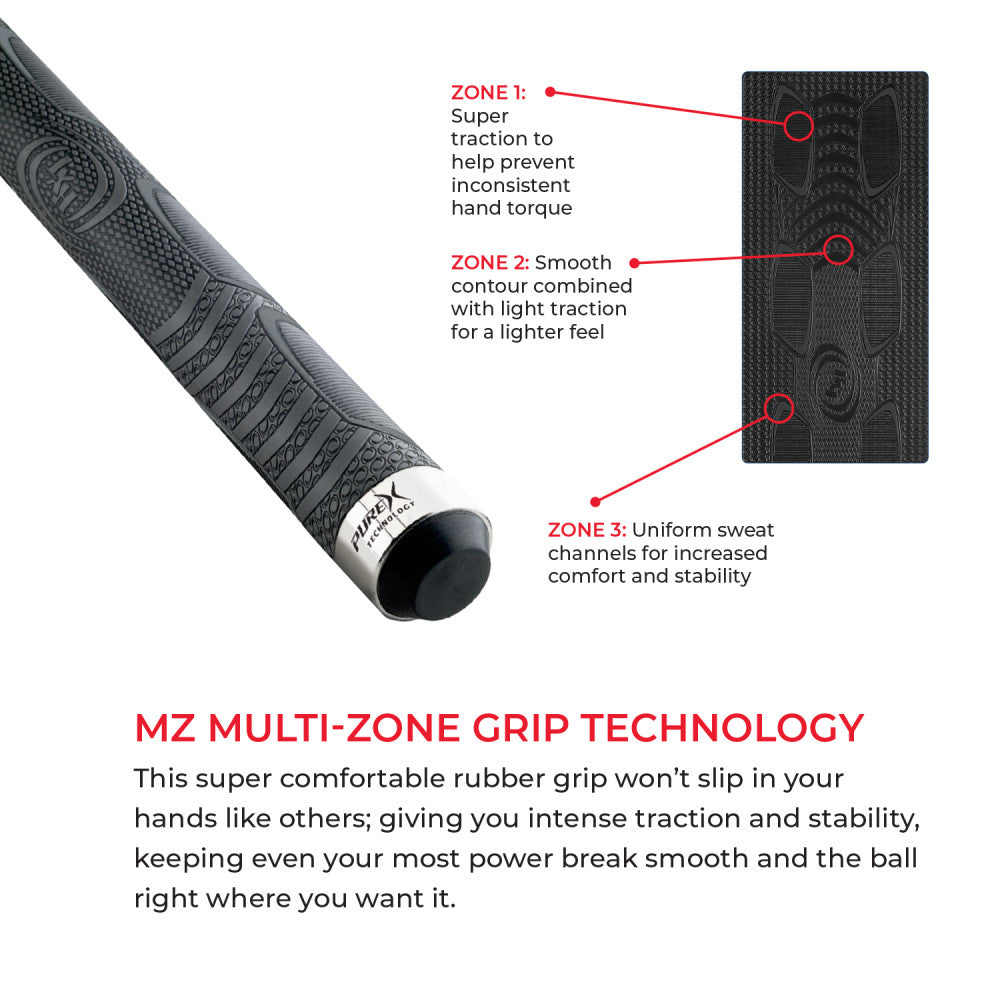 Pure X HXT 5-in-1 Jump/Break Cue, Black