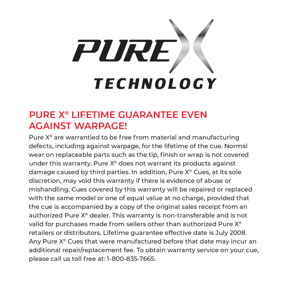 Pure X HXT 5-in-1 Jump/Break Cue, White