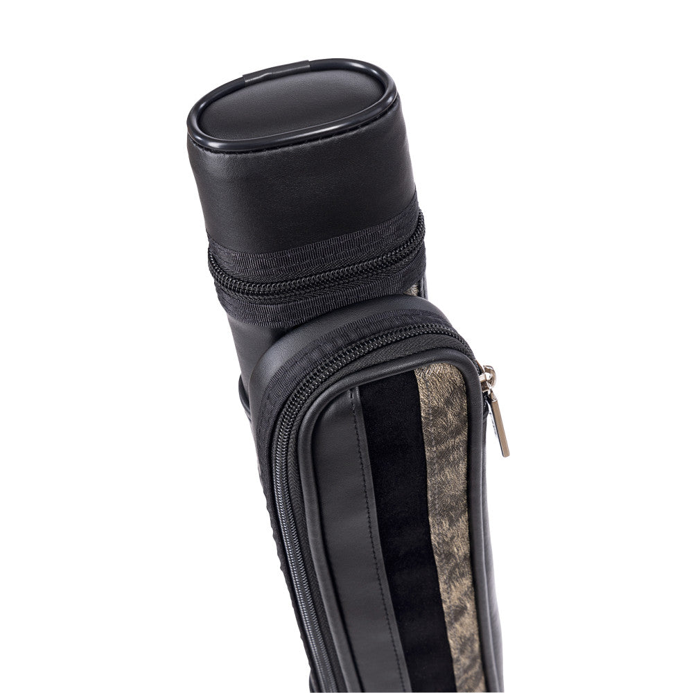 Pure X PXC511 Leatherette 1x1 Hard Case, Black Gunmetal