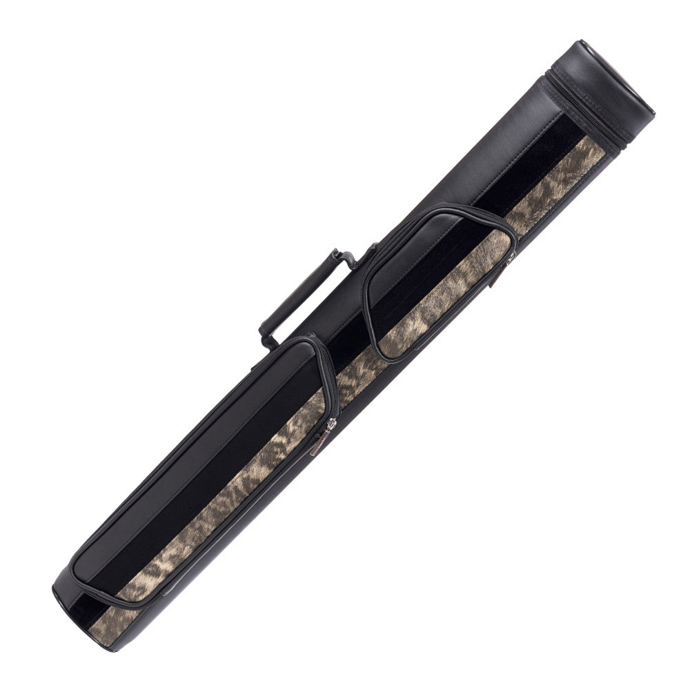 Pure X PXC511 Leatherette 2x2 Hard Case, Black Gunmetal
