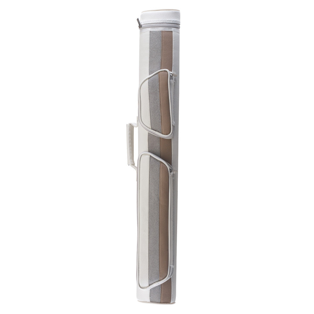 Pure X PXC511 Leatherette 2x2 Hard Case, White Grey Tan