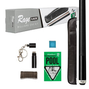 Rage Pre-Packed Classic Billiard Cue Kit, Black
