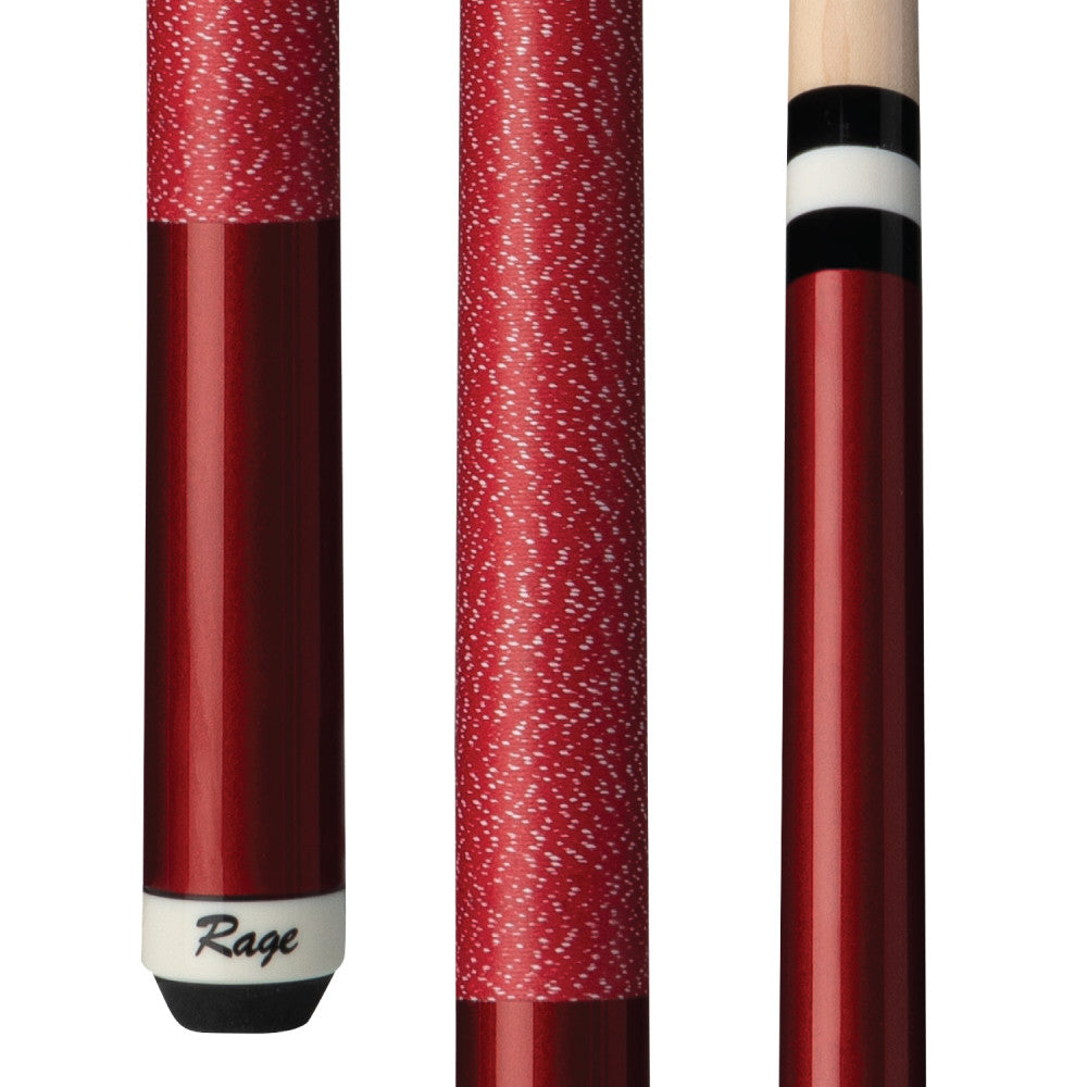 Rage Pre-Packed Max Billiard Cue Kit, Burgundy