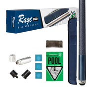 Rage Pre-Packed Pro Billiard Cue Kit, Blue