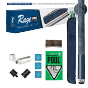 Rage Pre-Packed Pro+ Billiard Cue Kit, Blue