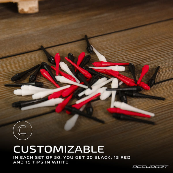 50-Pack Replacement Soft Tips