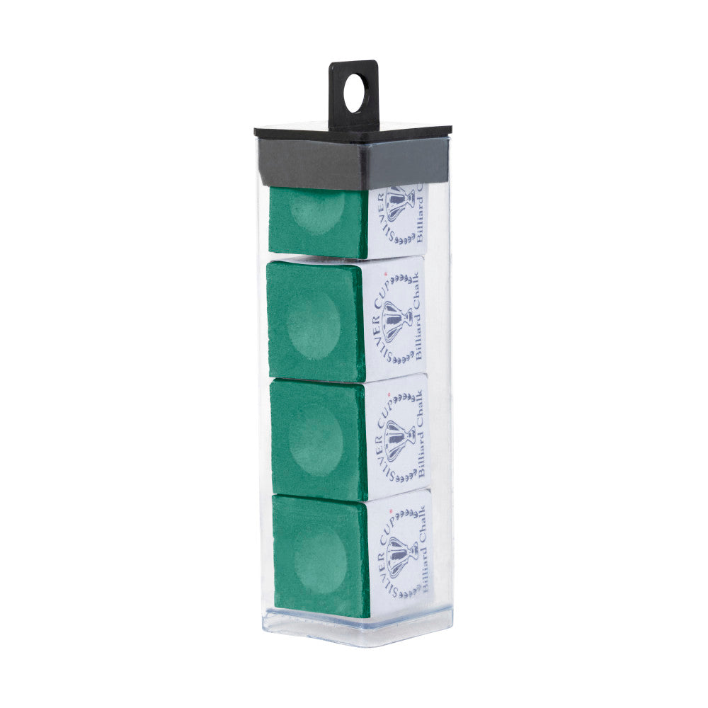 Silver Cup 4-Piece Chalk Tube, Green