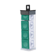 Silver Cup 4-Piece Chalk Tube, Green