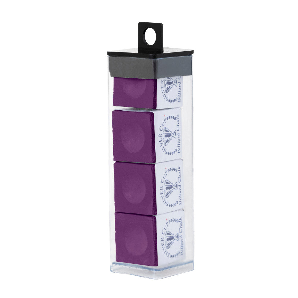 Silver Cup 4-Piece Chalk Tube, Purple