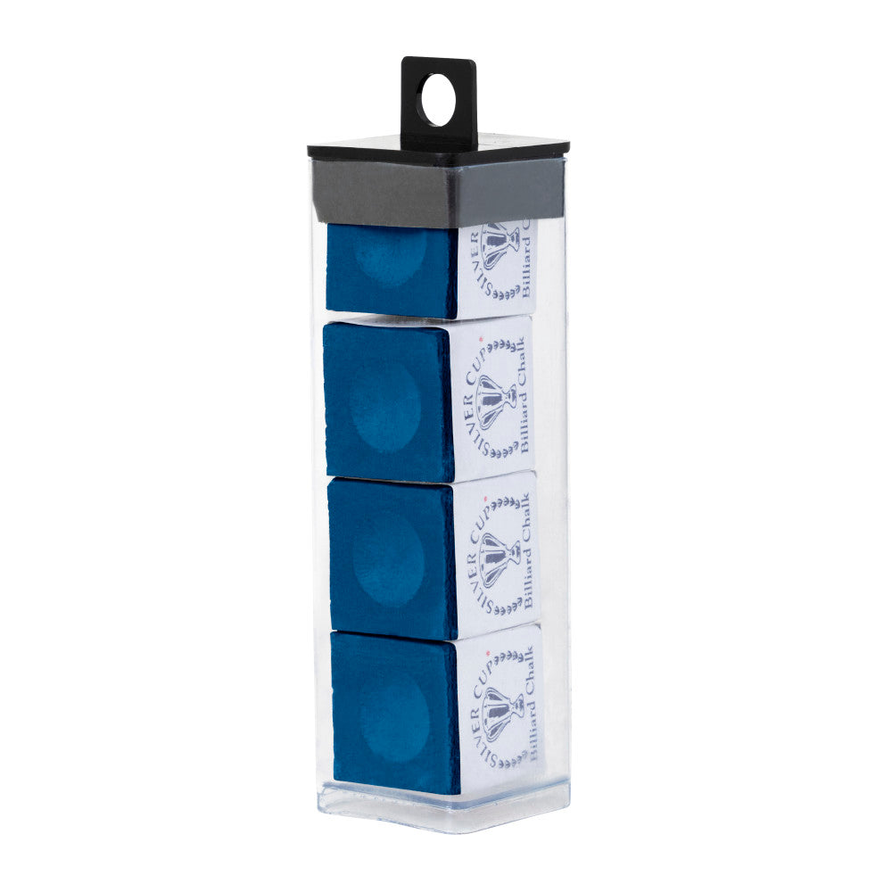 Silver Cup 4-Piece Chalk Tube, Royal Blue