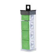 Silver Cup 4-Piece Chalk Tube, Lime Green
