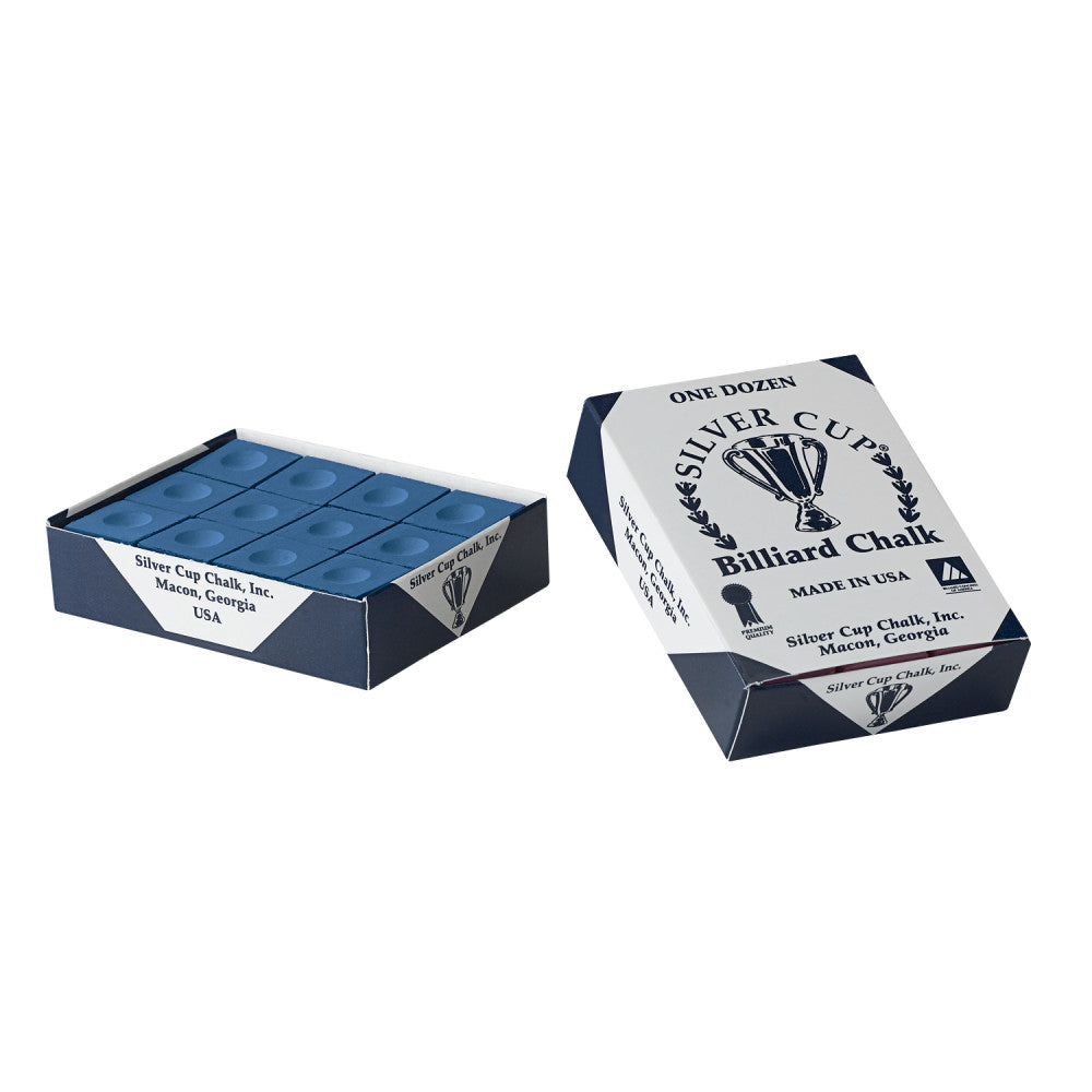 Silver Cup Chalk Dozen (12 pc/box), Blue