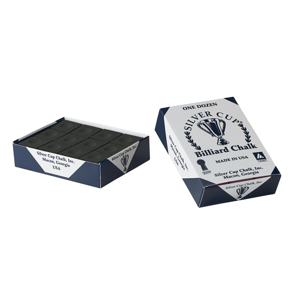 Silver Cup Chalk Dozen (12 pc/box), Black