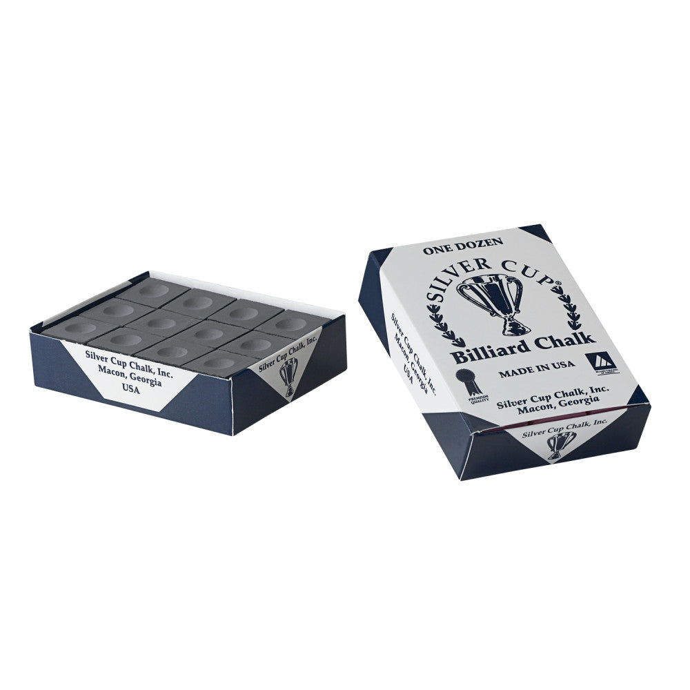 Silver Cup Chalk Dozen (12 pc/box), Charcoal