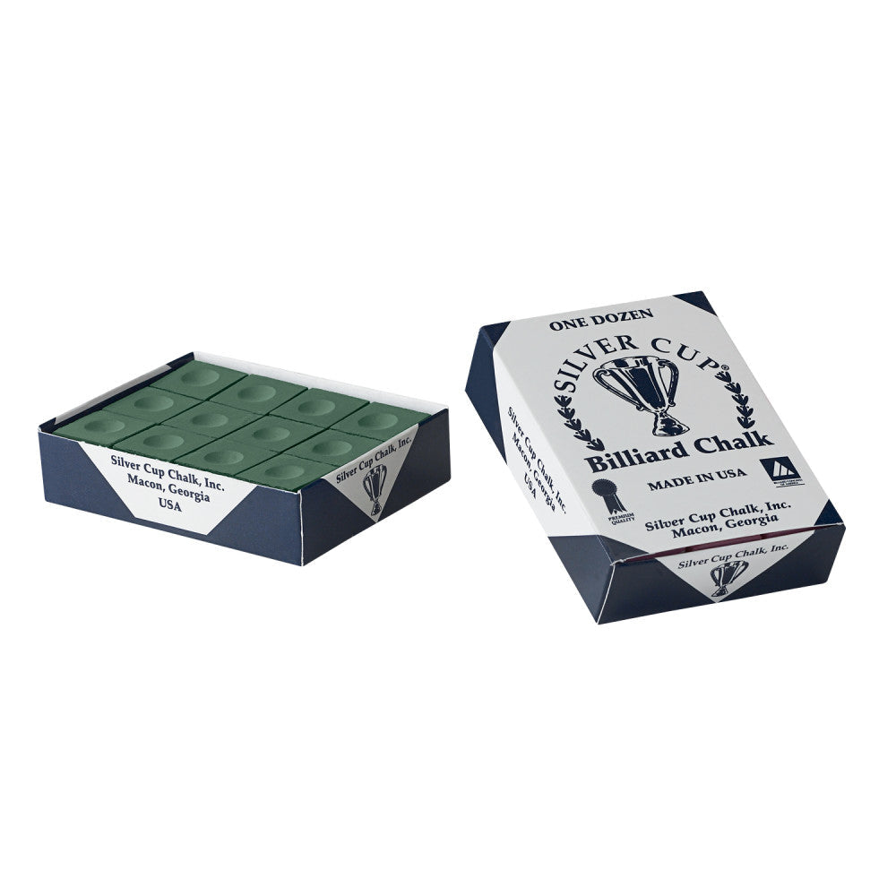 Silver Cup Chalk Dozen (12 pc/box), Green