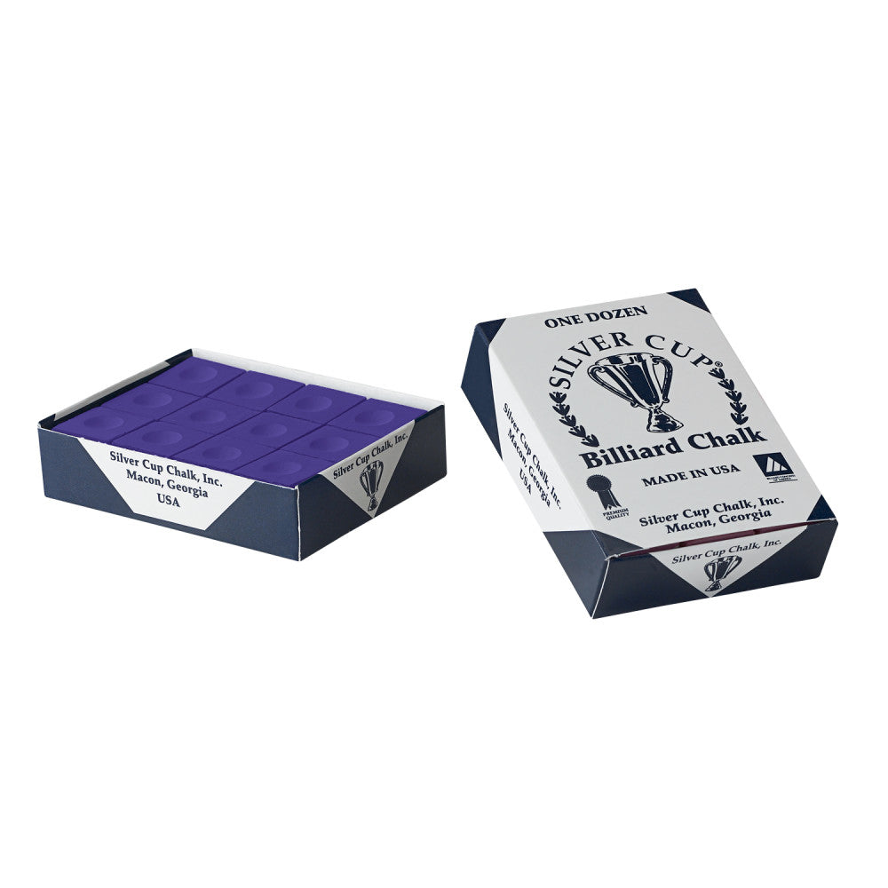 Silver Cup Chalk Dozen (12 pc/box), Purple