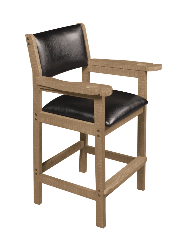 Cushion Back & Seat Spectator Chair, Antique Grey