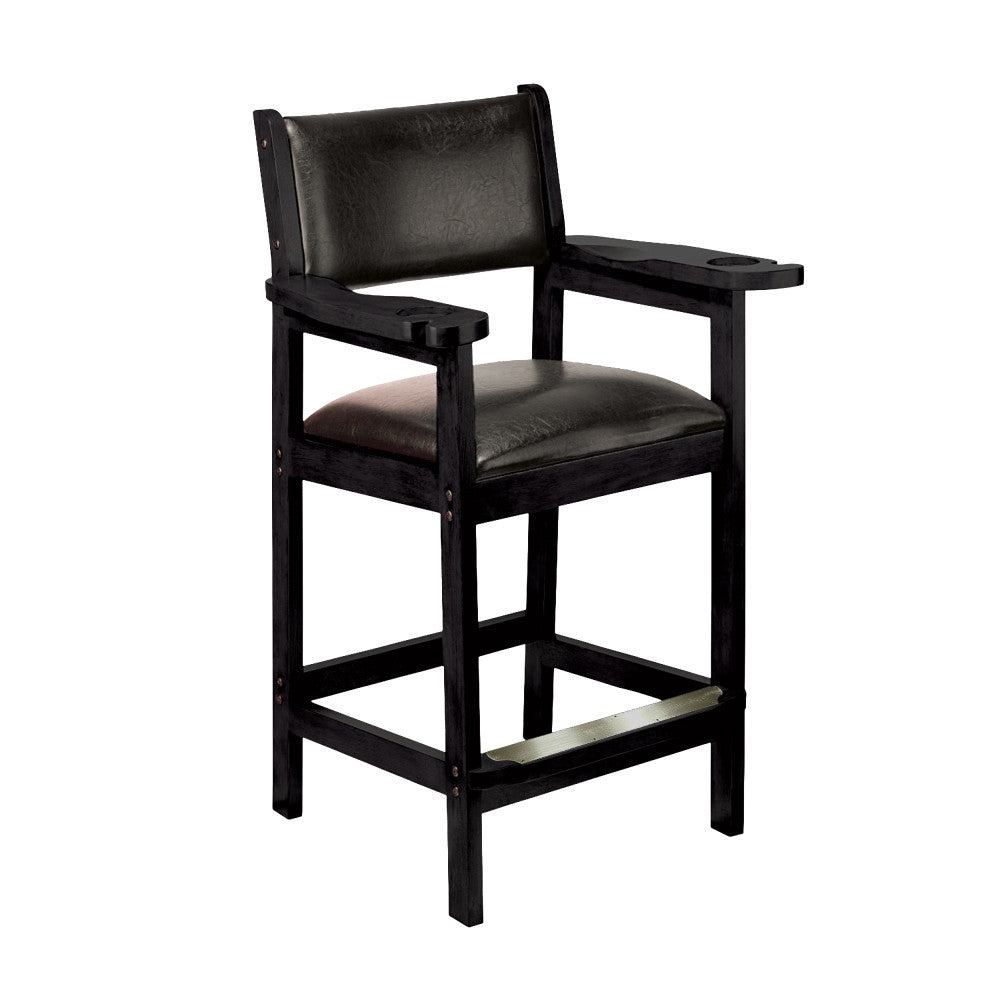 Cushion Back & Seat Spectator Chair, Cherry