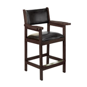 Cushion Back & Seat Spectator Chair, Espresso