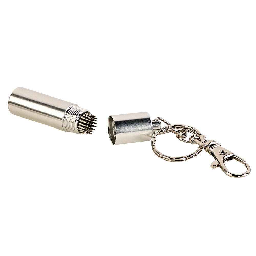 Spike Tip Keychain Tool, Silver
