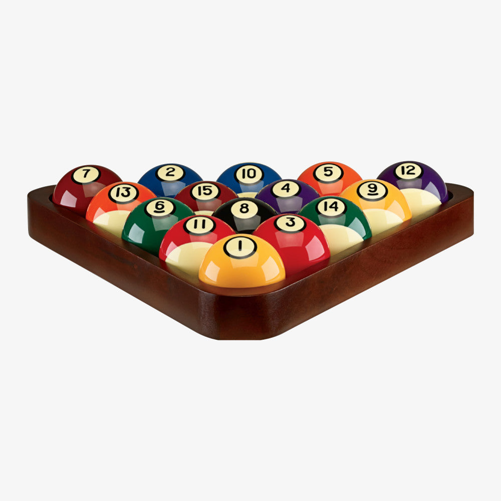 Standard Doweled 8-Ball Triangle, Espresso