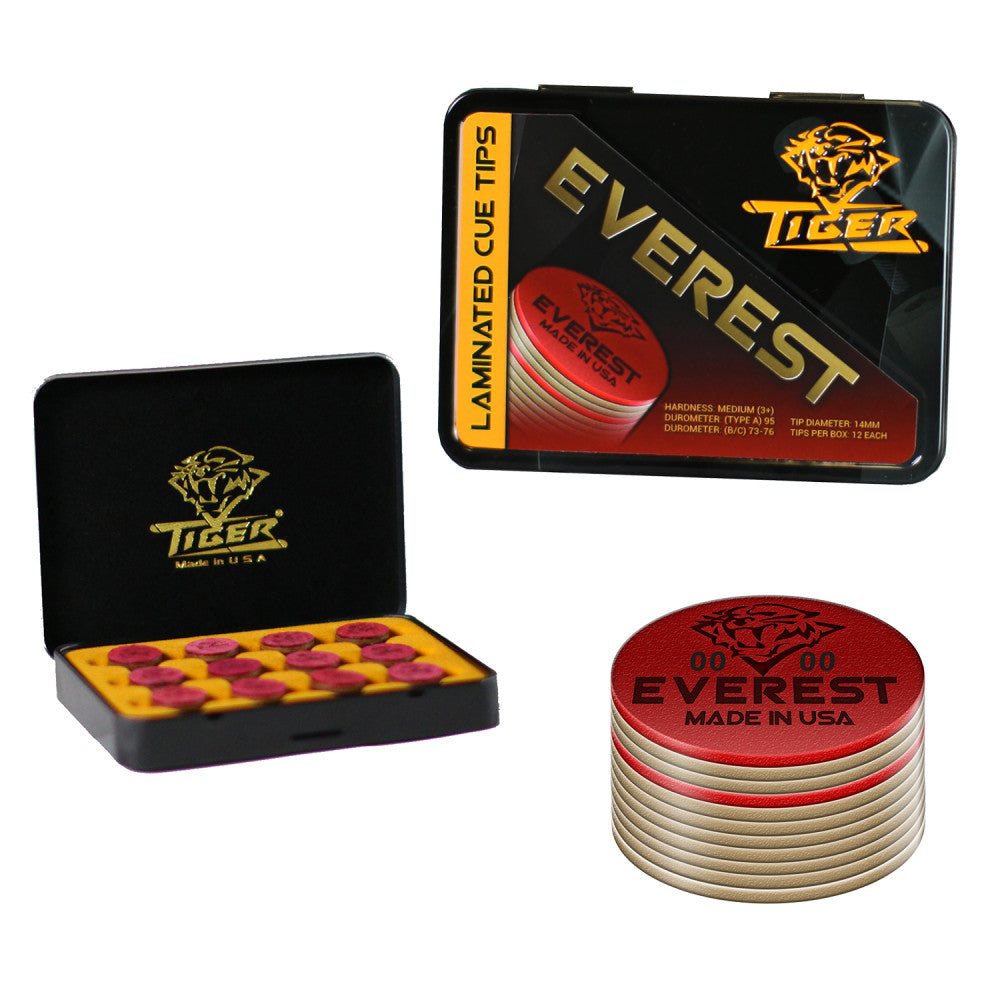 Tiger Everest Leather Tip Medium 14mm, Single