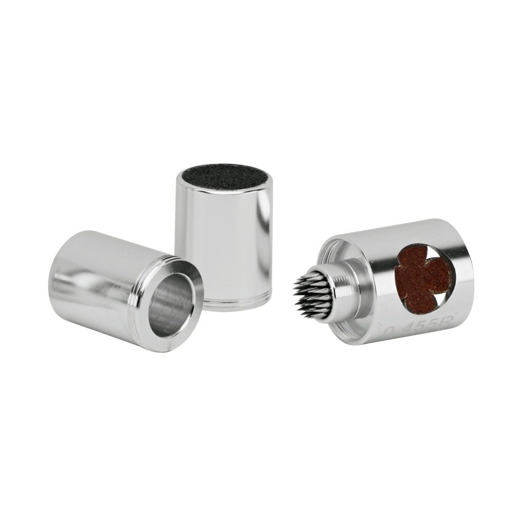 TipMaster 6-in-1 Aluminum Pool Cue Tip Tool, Silver