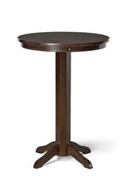 Traditional Pub Table - Espresso with USB Port - 30"L x 30"W x 42"H