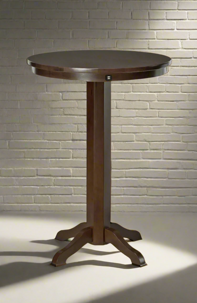 Traditional Pub Table - Espresso with USB Port - 30"L x 30"W x 42"H