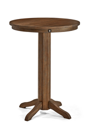 Traditional Pub Table - Nutmeg with USB Port - 30"L x 30"W x 42"H