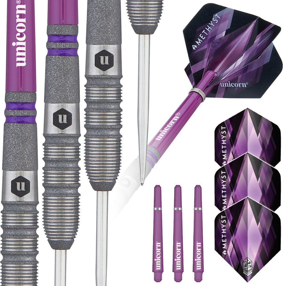 Amethyst Steel Tip Dart Set, 24g