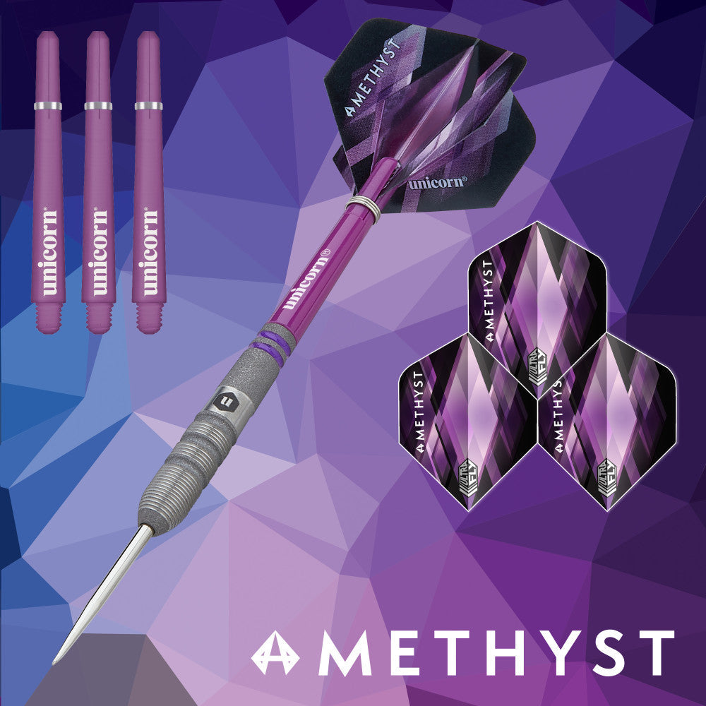 Amethyst Steel Tip Dart Set, 24g