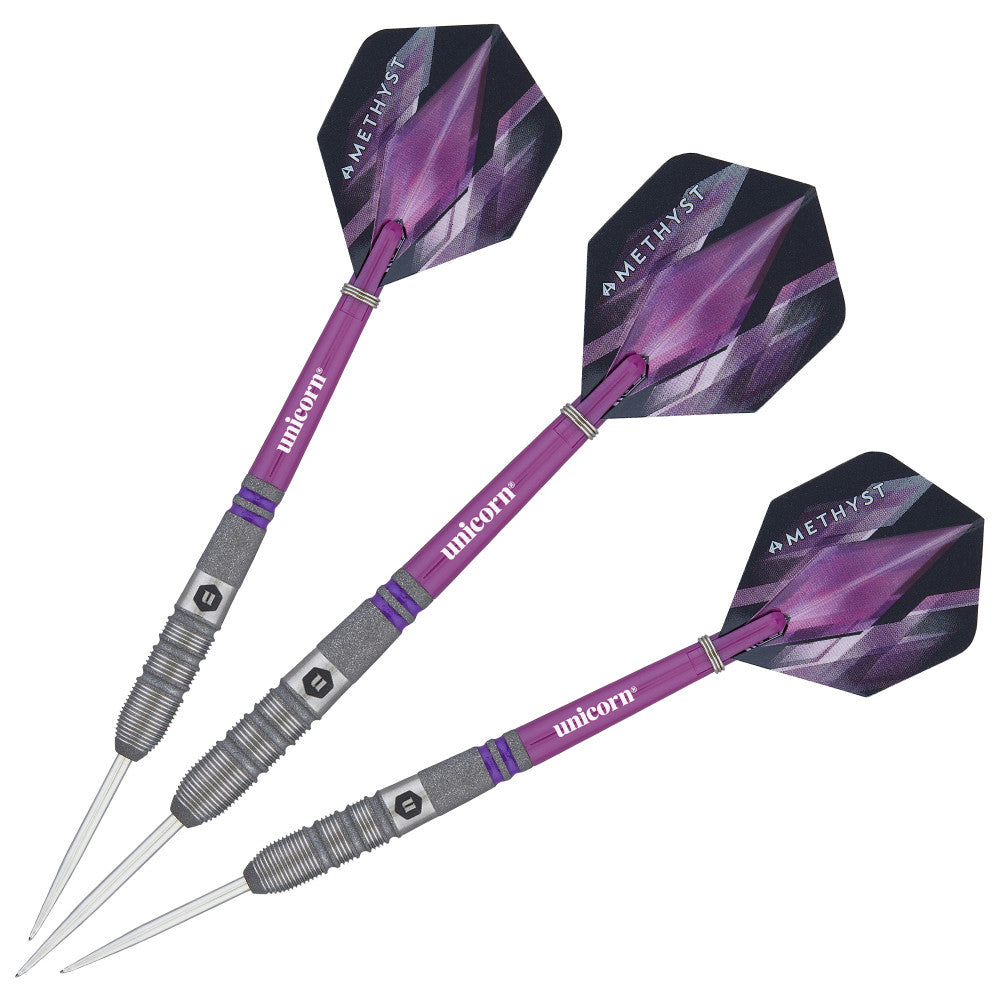 Amethyst Steel Tip Dart Set, 24g