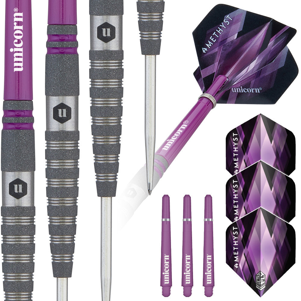 Amethyst Steel Tip Dart Set, 22g