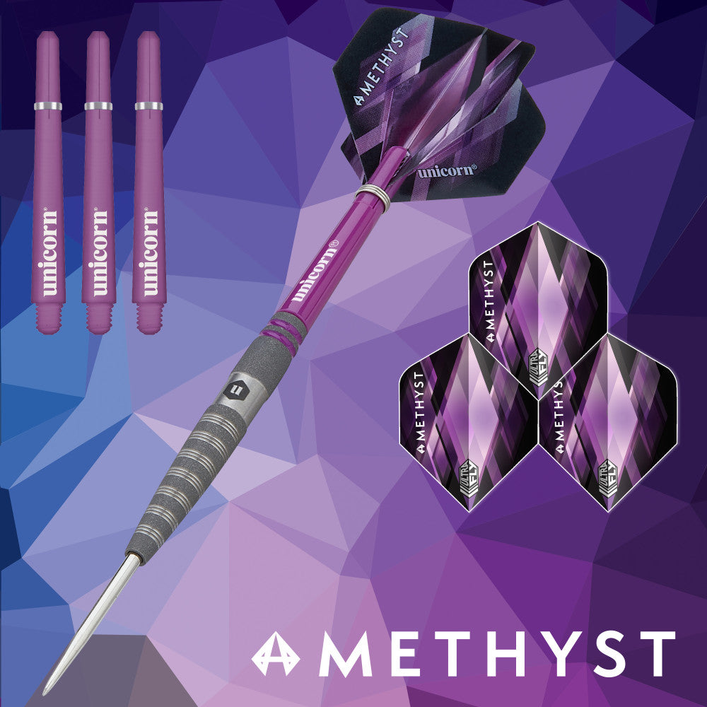 Amethyst Steel Tip Dart Set, 22g