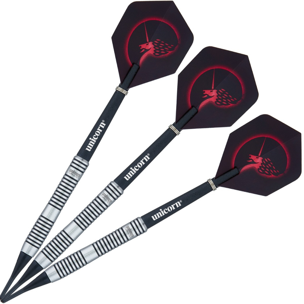 Unicorn Core Plus Tungsten Style 2 Soft Tip Dart Set - 70% Tungsten, 20g