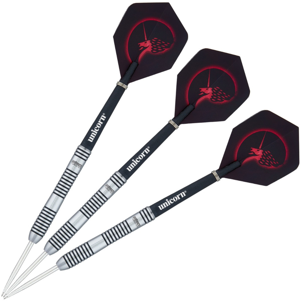 Unicorn Core Plus Tungsten Style 2 Steel Tip Dart - 80% Tungsten, 22g