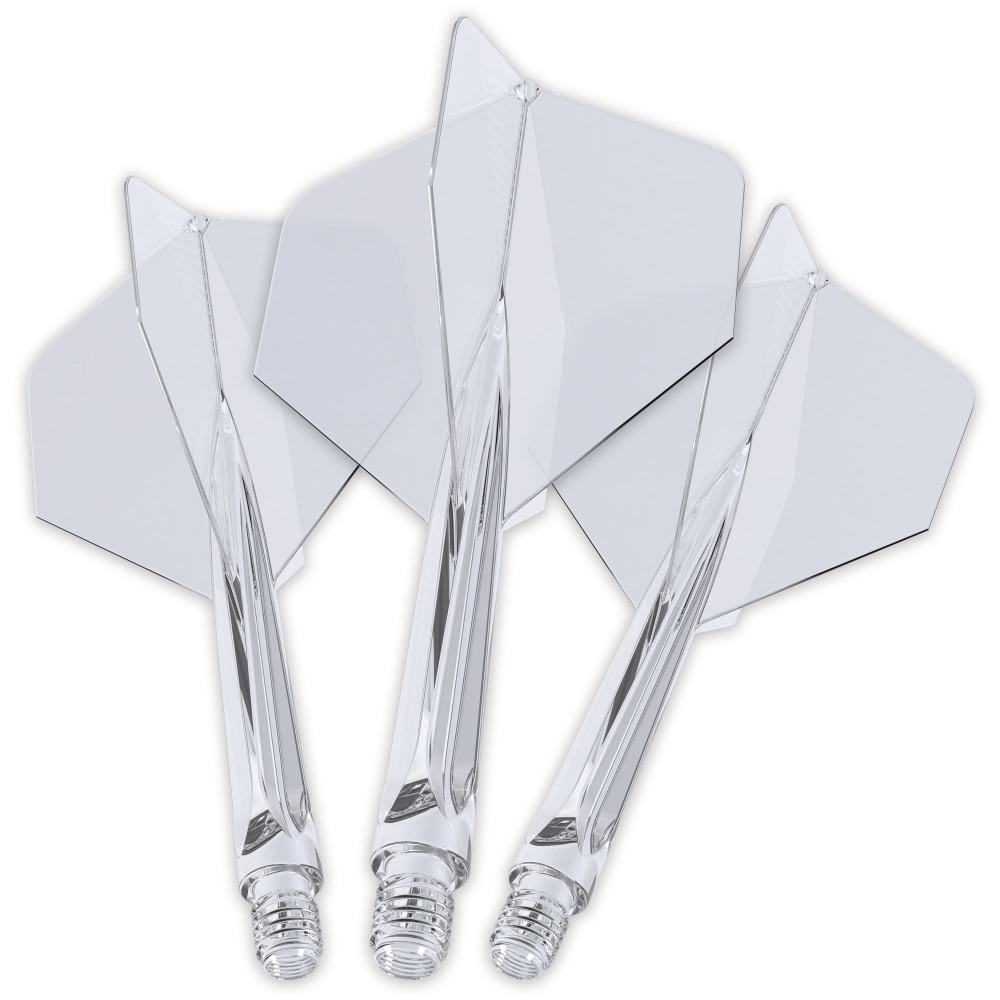 Unicorn Forge Integrated Flight and Shaft, Medium Clear