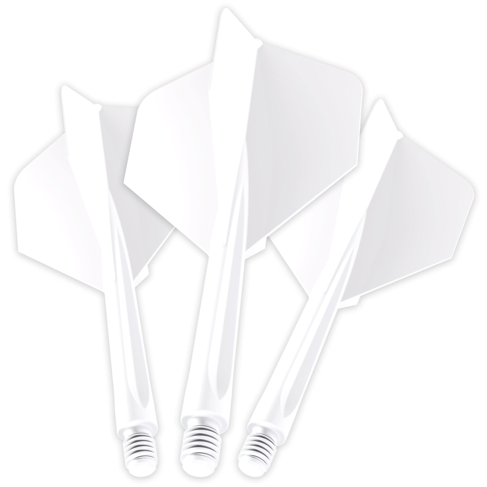 Unicorn Forge Integrated Flight and Shaft, Medium White