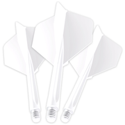 Unicorn Forge Integrated Flight and Shaft, Medium White