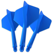 Unicorn Forge Integrated Flight and Shaft, Medium Blue