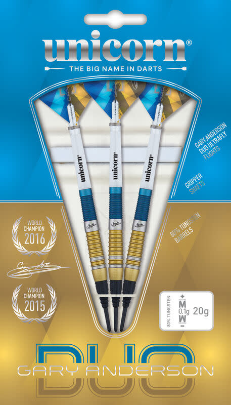 Gary Anderson Duo Soft Tip Dart Set, 20g