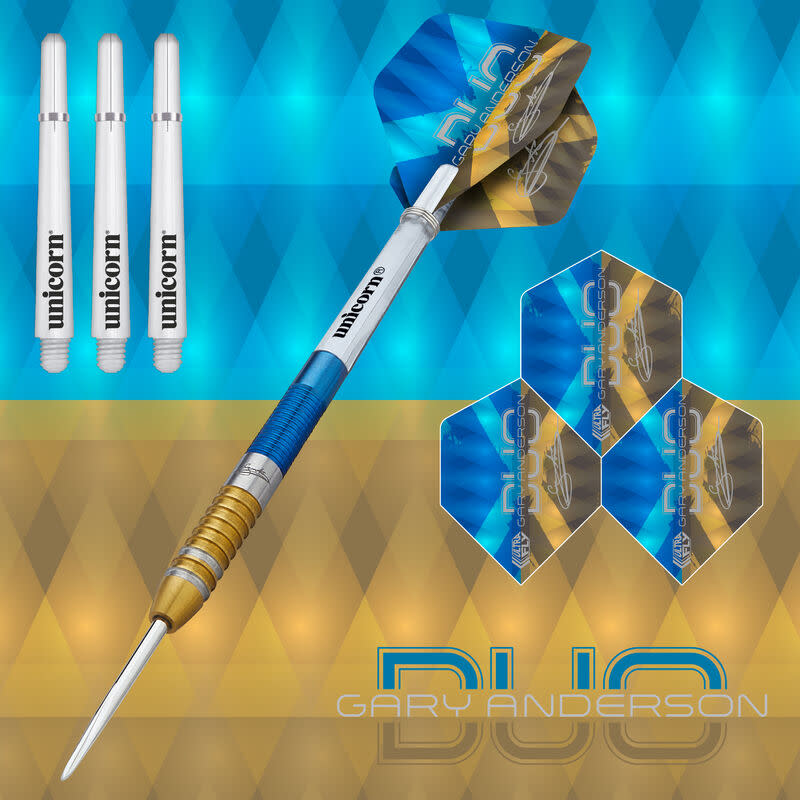 Gary Anderson Duo Steel Tip Dart Set, 23g