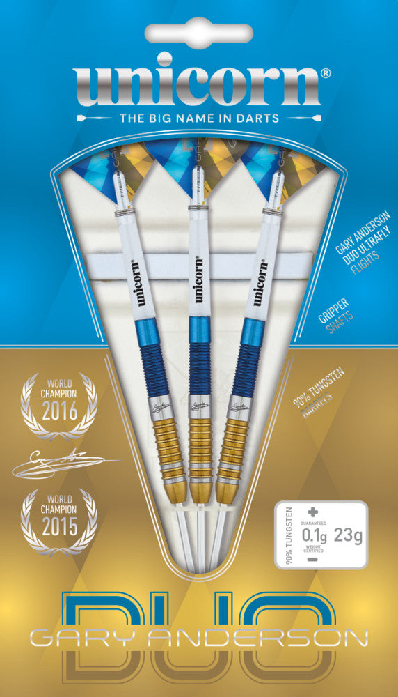Gary Anderson Duo Steel Tip Dart Set, 23g