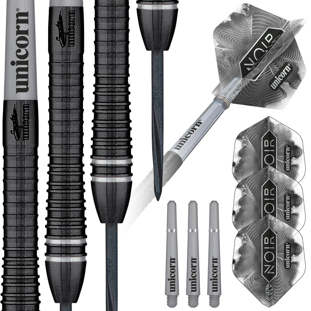 Gary Anderson Phase 6 Noir Steel Tip Darts. 23g