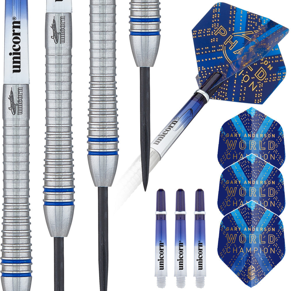 Gary Anderson Phase 6 Steel Tip Darts, 25g