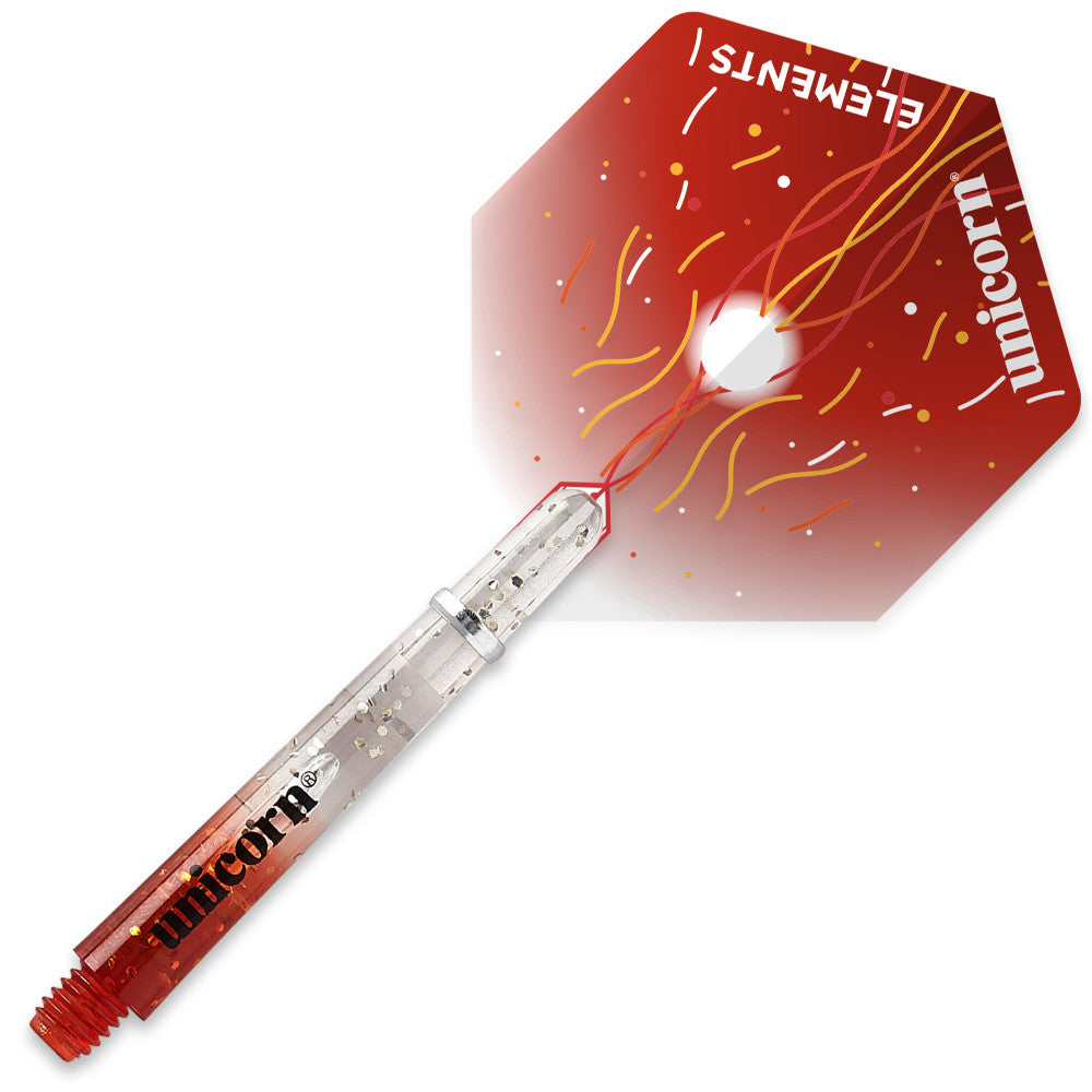 Gripper 4 Elements Firestorm Two-Tone Flight and Shaft Combo